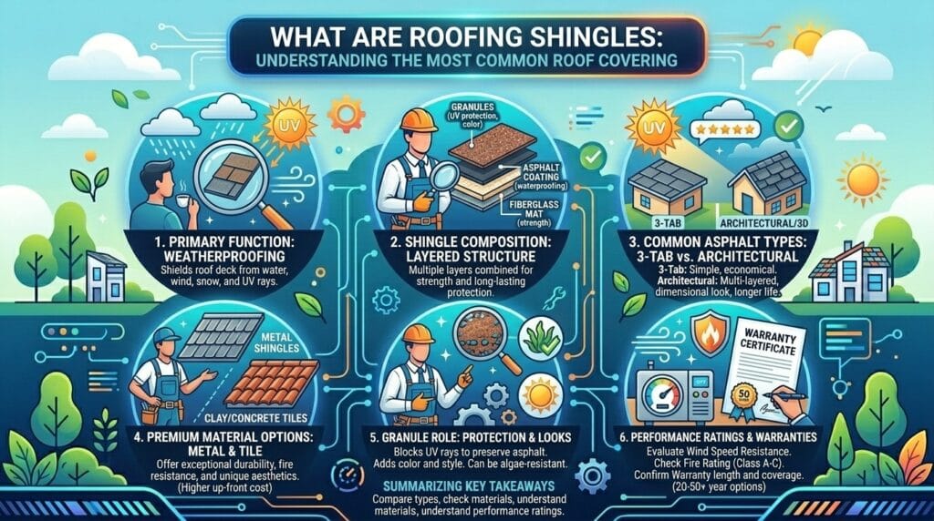 What Are Roofing Shingles? A Complete Guide for Homeowners 1 What Are Roofing Shingles