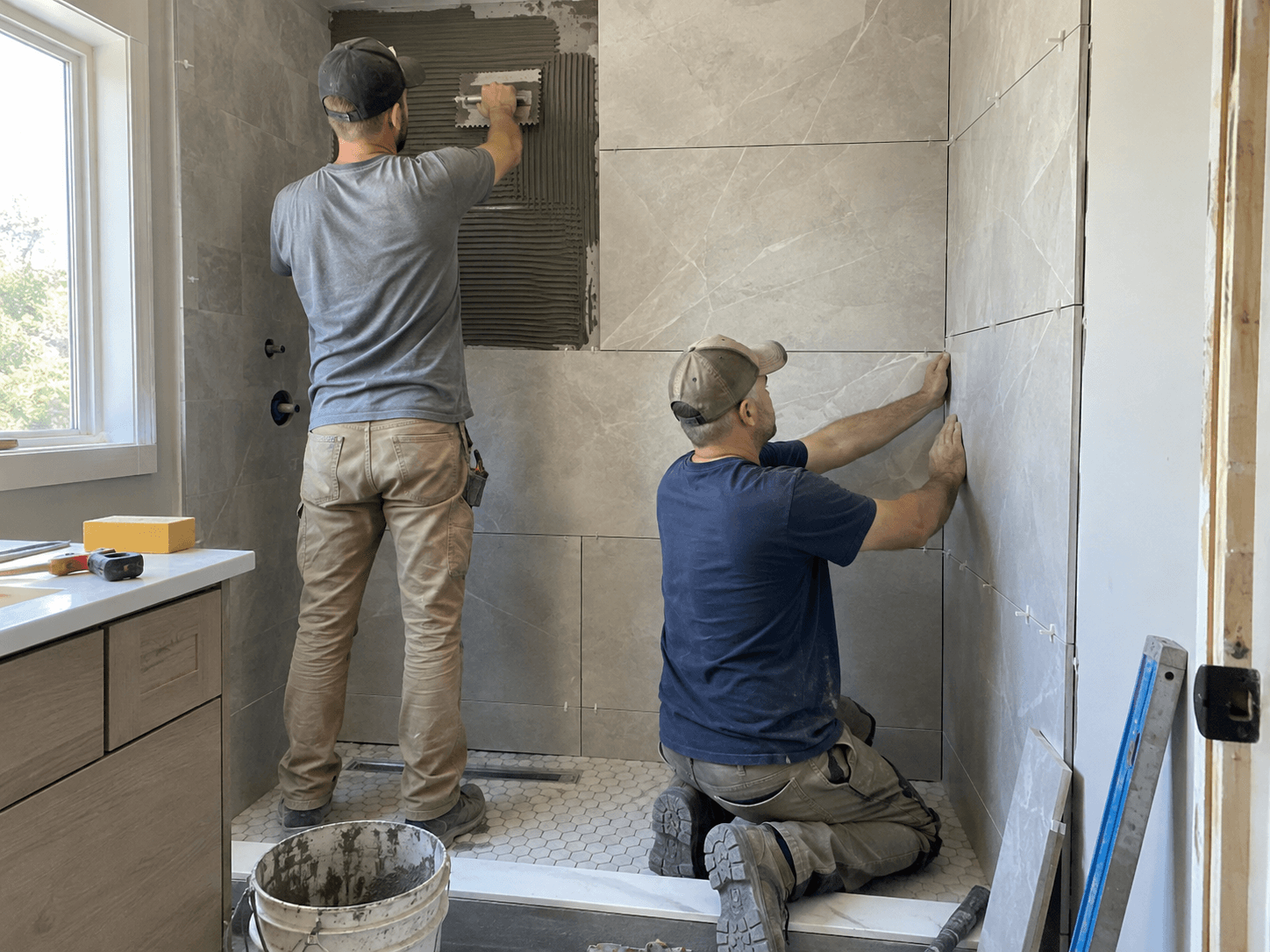 Houston bathroom remodeling and fixture installation project measurements and planning